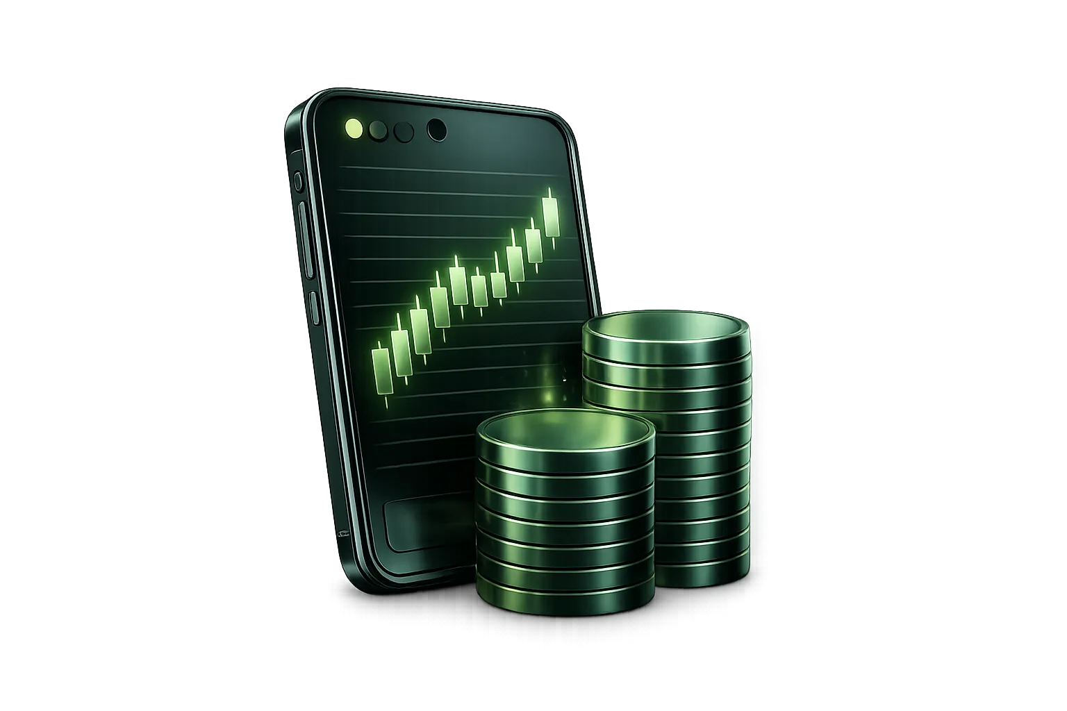 Shares trading illustration